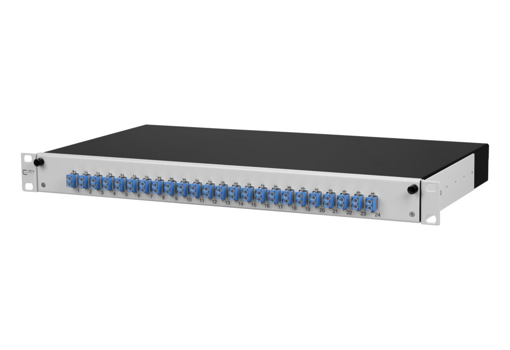 OpDAT slide Patchfeld splice 24xLC-D OS2