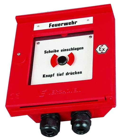 Handfeuermelder rot Grenzwert Ex