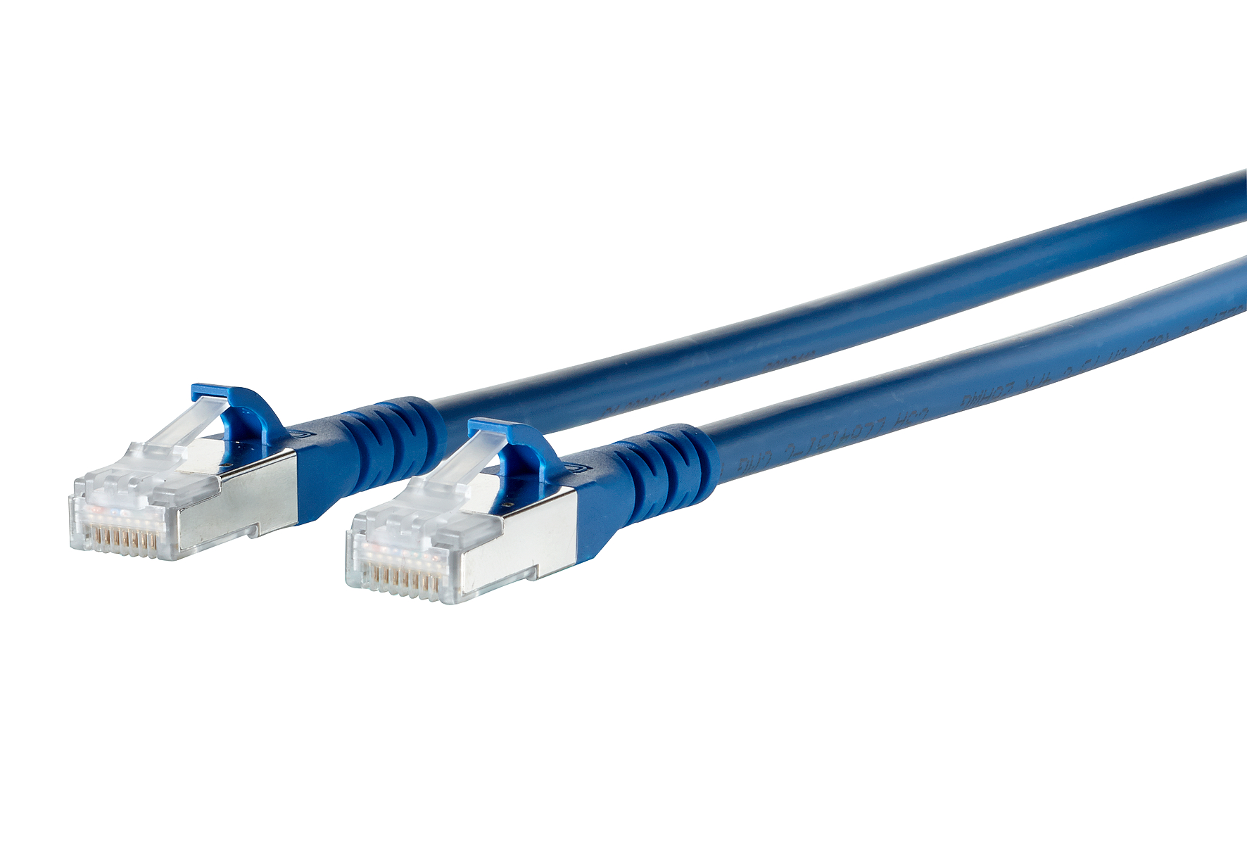 Patchkabel Cat.6A AWG 26 7,5 m blau